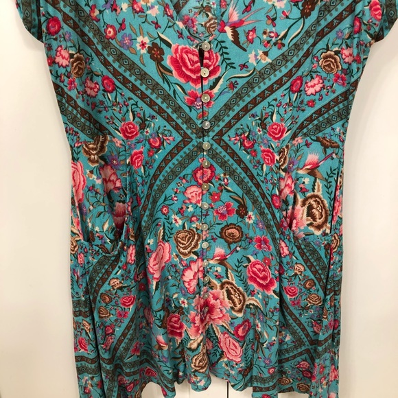 spell babushka midi dress spell babushka midi